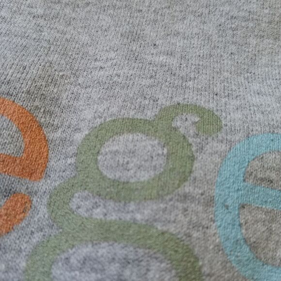 Gildan Sport Gray Allegedly Graphic Print Crew Neck Sweatshirt Adult Size Large - Picture 12 of 12